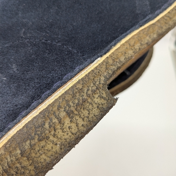 Clarks Desert Boot blue suede lace up crepe sole boot 12 main image 6